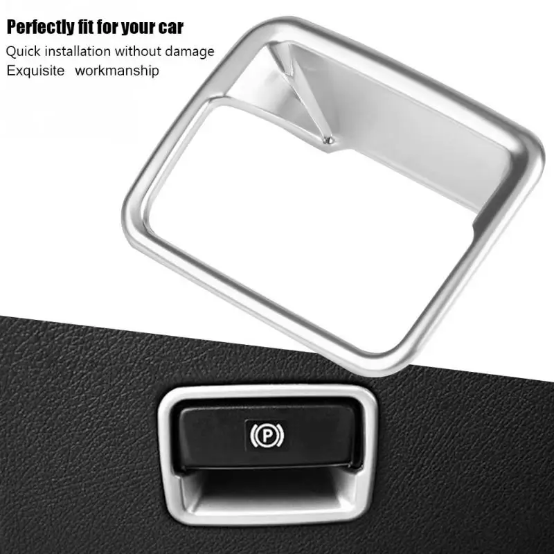 

Silver Chrome Car Electrical Park Handbrake Hand Brake Molding Cover Trim for Mercedes Benz Vito W447 2014 2015 2016 2017