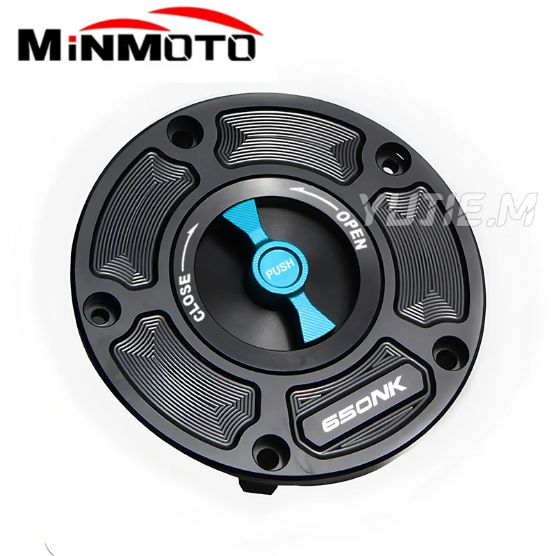 New For 650NK NK 650 ALL Years CNC Fuel Gas Tank Cap Cover Aluminum Keyless Motorcycle Accessories