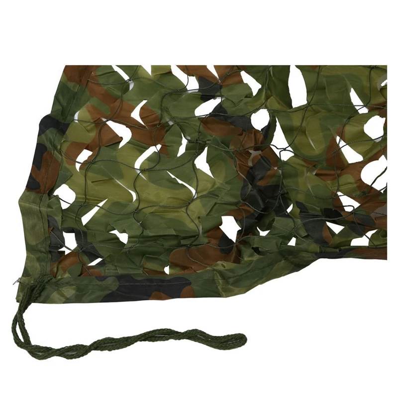 2 Buah 1M X 2M 39x78inci Kamuflase Hutan Camo Net Cover Berburu Menembak Berkemah Tentara