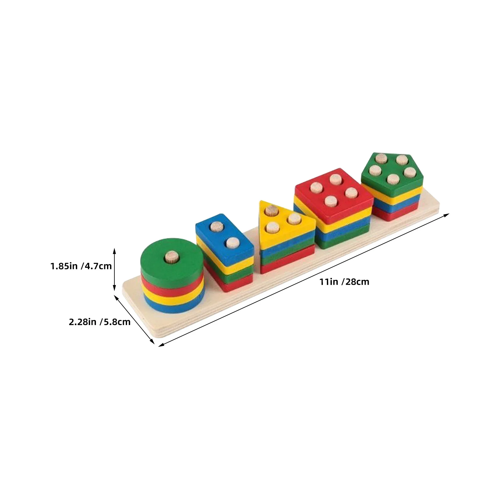 1 مجموعة 1 مجموعة خشبية شكل فرز كتل اللون مطابقة لغز للأطفال الصغار طفل غرامة المهارات الحركية التدريب التعليمية #6