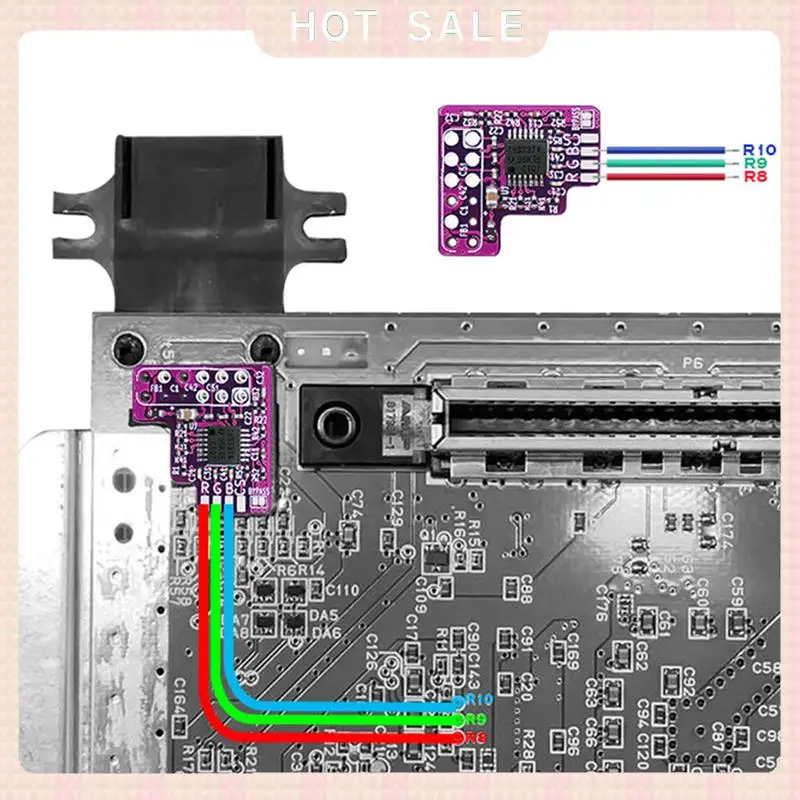 24-Hour Delivery N64 RGB MOD Kit For N64 NTSC Consoles RGB Module Chip For Nintendo 64 NTSC Modified RGB Output Module Easy To U