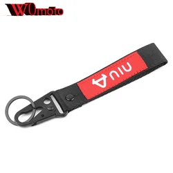 Embroidery Key Holder Keychain For Niu Scooter NQi GT NXT NX RQi X3 G100 G400/T F100 F200 F400/T MQi SQi UQi Motorcycle Keyring