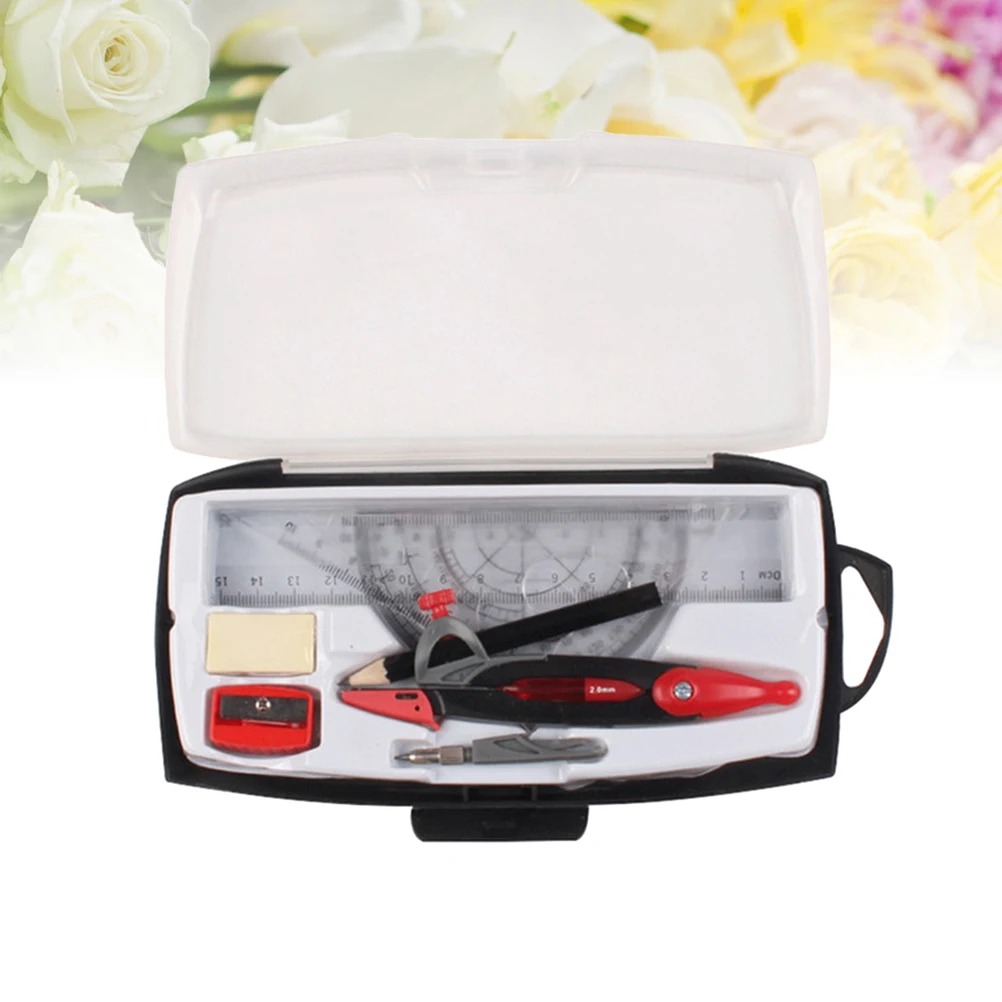 مجموعة بوصلات احترافية أدوات رسم خفيفة الوزن لطلاب المكاتب المدرسية والمعلمين أداة صياغة محمولة اختيار الهدايا