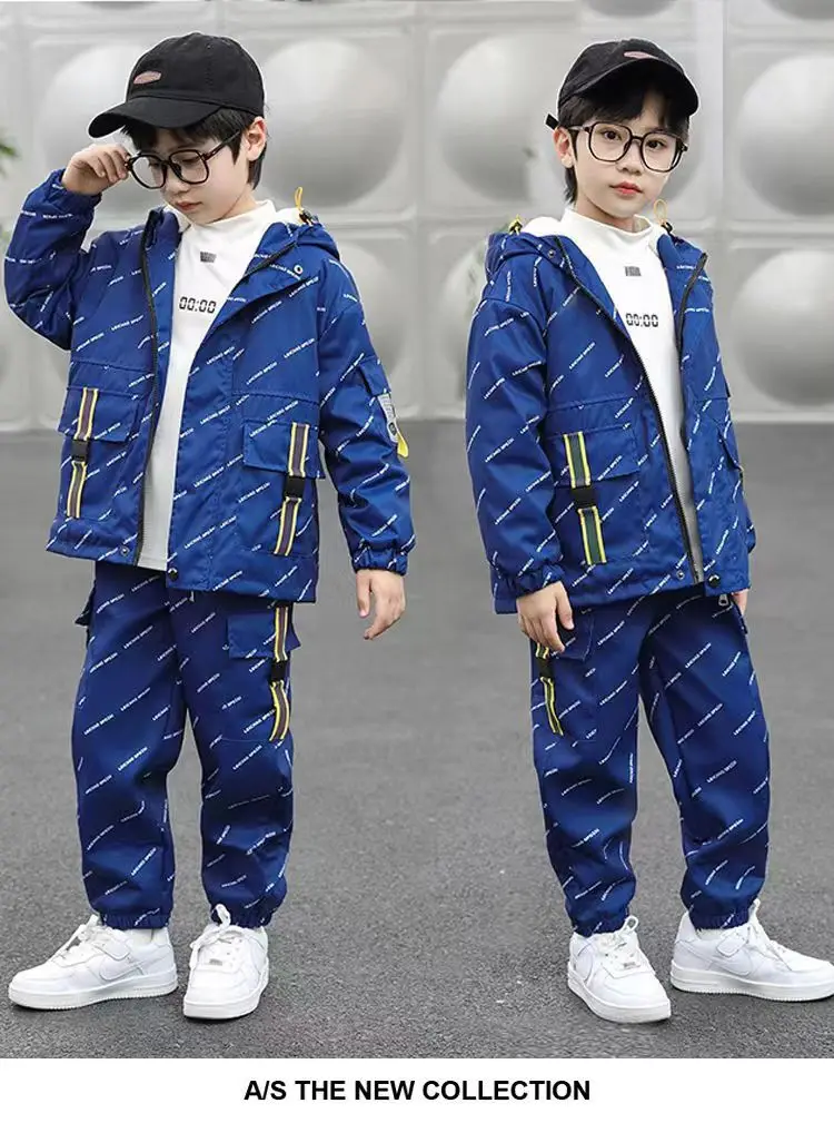 2023 Winter Girls Boys Clothing Sets 2-10 Years Children Warm Thick Jackets Pants Suit Boy Coats Trousers Kids Tracksuit Outfit