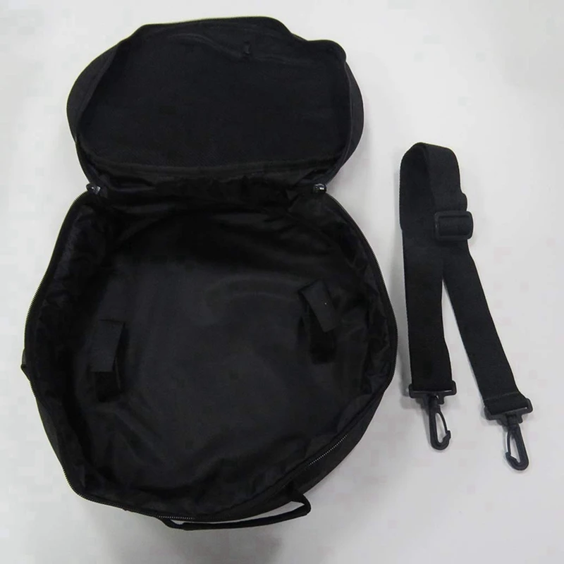 2X Round Scuba Diving Hose Bag Handy Diving Padded BCD Regulator Gear Bag Storage Organizers With Handle Black