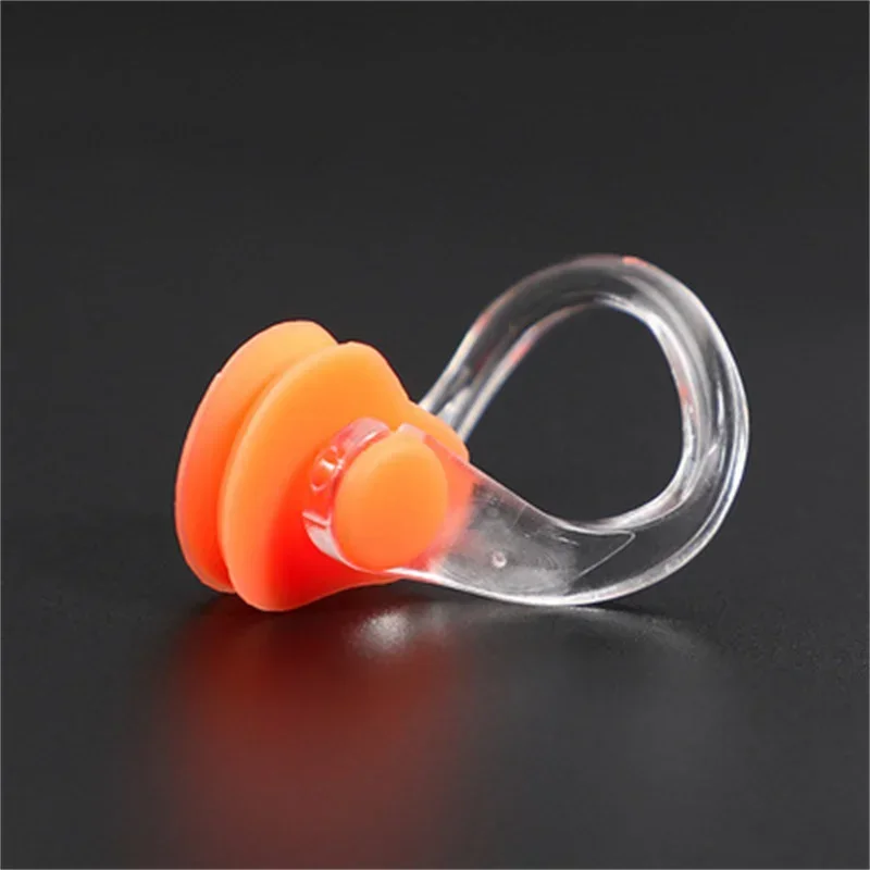 Comfortable soft silicone nose clip swimming equipment children adult swimming supplies multicolor