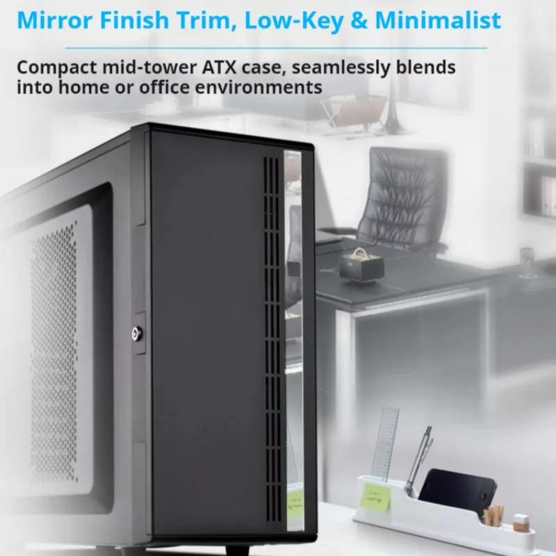 The ATX case features 8-bay hot-swappable NAS storage in a tower format Computer Cases  Towers