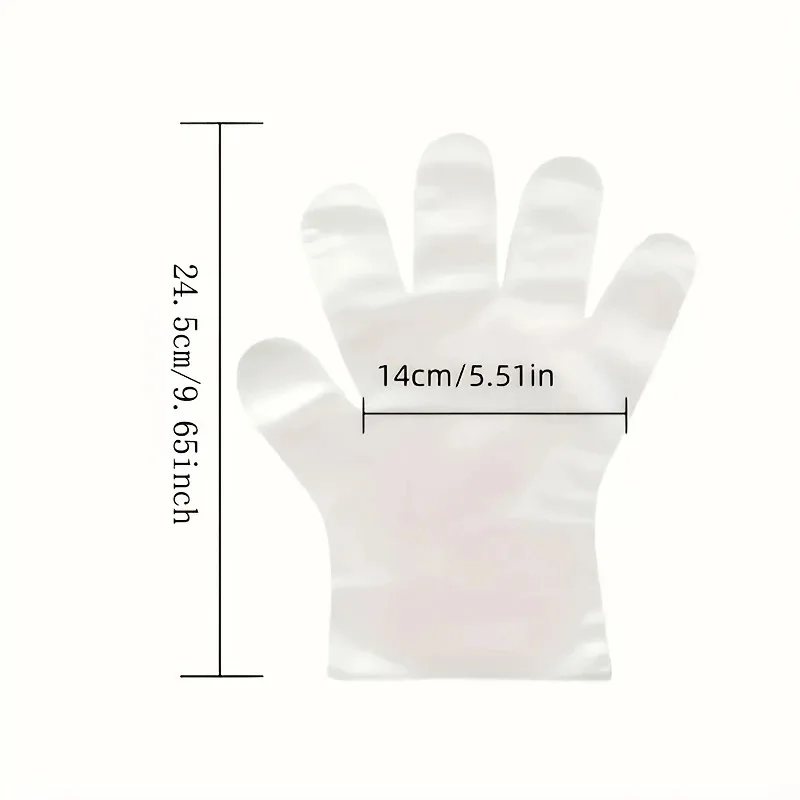 Thick Disposable Hand Mask Gloves, Disposable Foot Mask Foot Covers, Multi-functional Foot/Hand Cover with Blue Adhesive Dots