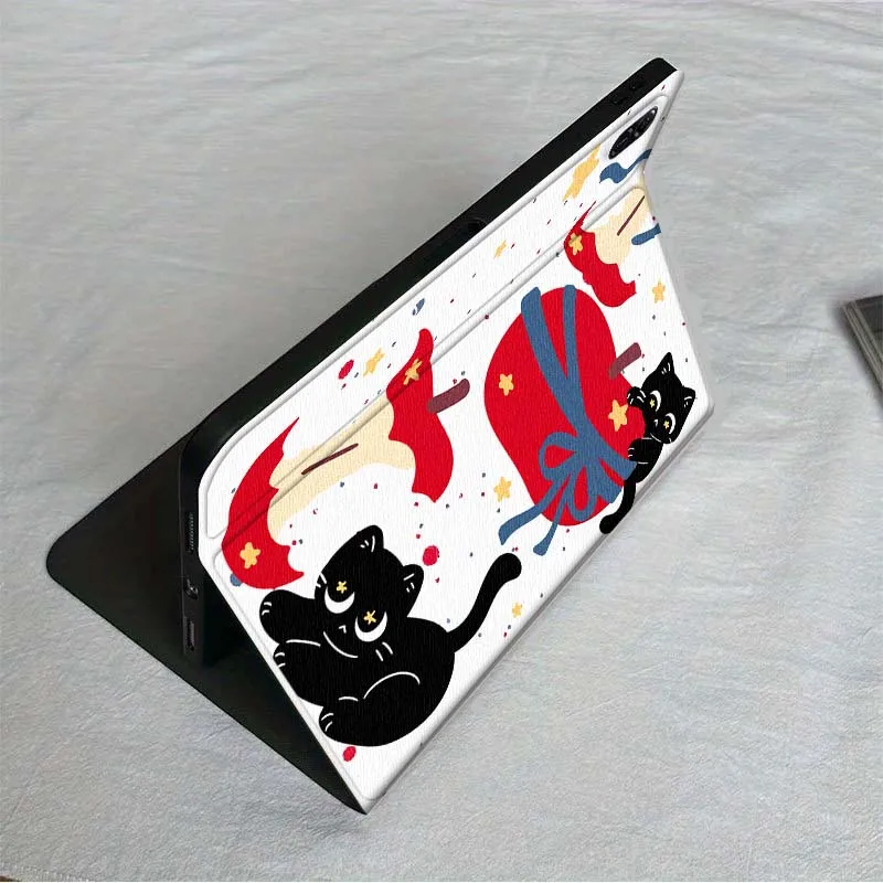 Творческий кошачий узор для планшета Honor Tab MagicPad 3 6 7 X8 V7 V8 8 9 X9 X8a X9a 10 Pro Inch 2020 2021 Чехол для планшета