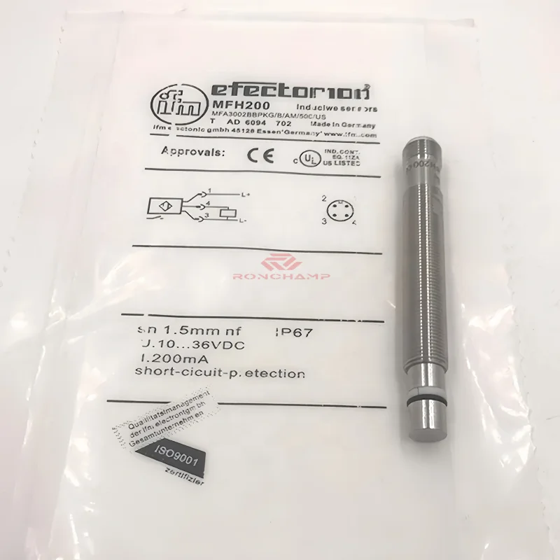 New Original IFM MFH202 Pressure-Resistant Position Sensor 1.8mm PNP NO M12 10-36VDC 500Bar IP69K