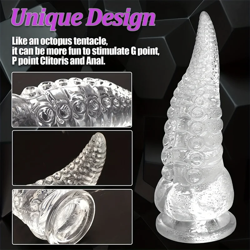 Adult Supplies Sex Toy Tentacle Realistic Dildo For Women 7 Inch Huge Anal Plug With Strong Suction Cup Bad Dragon Dildo Monster