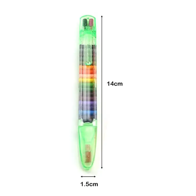 Stylo de Peinture à l'Huile Coloré pour Enfant et Étudiant, Pastel, Sans Trace, Graffiti, Dessin, 20 Couleurs, 4 Pièces