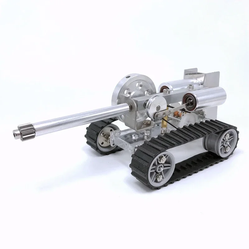 Retro Metal For Stirling engine tank model motor kit science and technology teaching toys props gifts