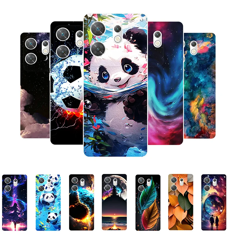 Case For Infinix Zero 30 4G Cute Panda Shockproof Silicone Cover For Infinix Zero 30 X6731B Bumper Zero30 4G Coque Fundas