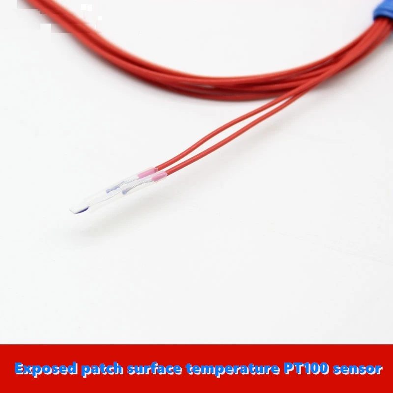 Exposed patch surface temperature PT100  measurement small volume, high precision and fast reaction PT100 temperature sensor