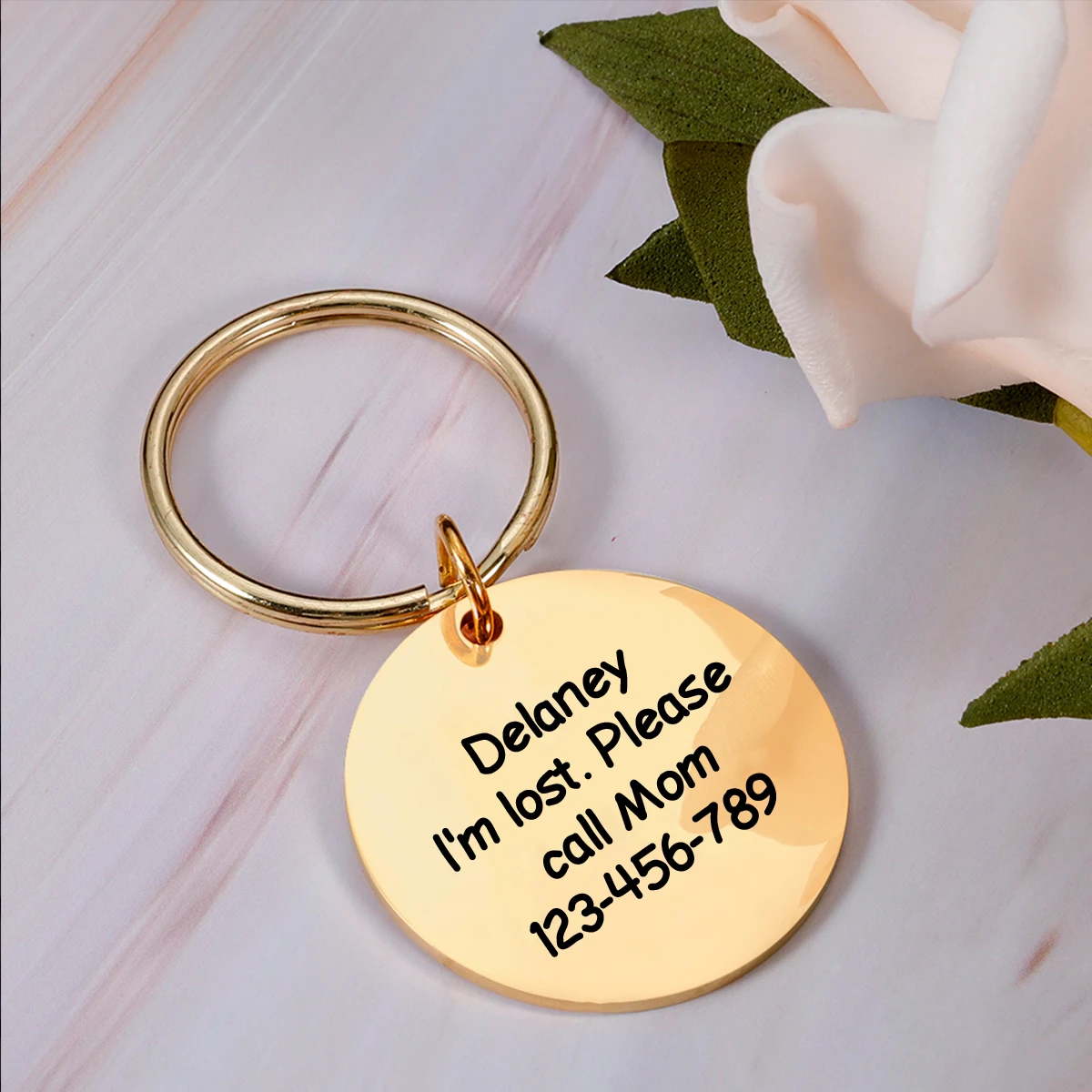 1pc Funny Cool pug Custom Name and text Personalized Dog Tags Pets Name Tags  Cat Tags Engraved Pet ID Name Collar Tag image 4