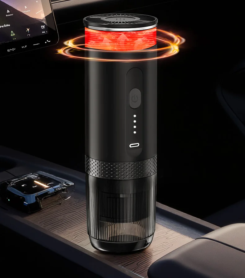 2-in-1 kabellose elektrische Espressomaschine für Auto und Zuhause, Camping, tragbare Kaffeemaschine, Kapselpulver, Reise-Kaffeemaschine – Detail 18