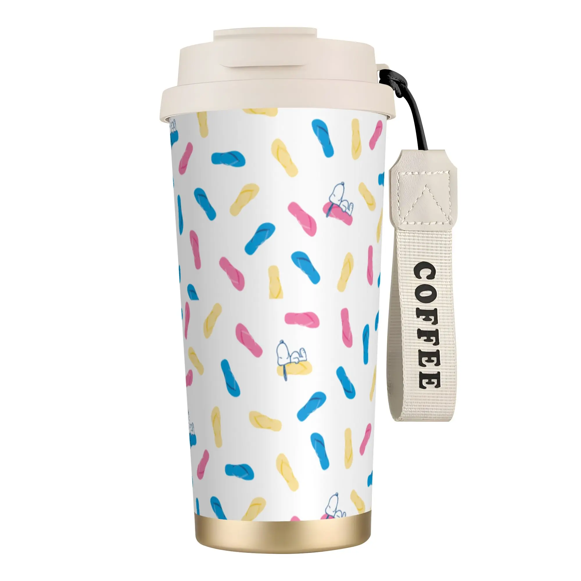 S-Dog-Snoopies Cartoon Stainless Steel Coffee Cup Thermal Cup Office Home Mug Spill Proof