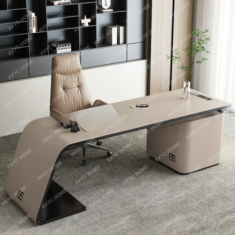 

Boss Luxury Office Desks Italian Design Combination Modern Office Desks Executive Computer Escritorio Ordenador Furniture QF50OD