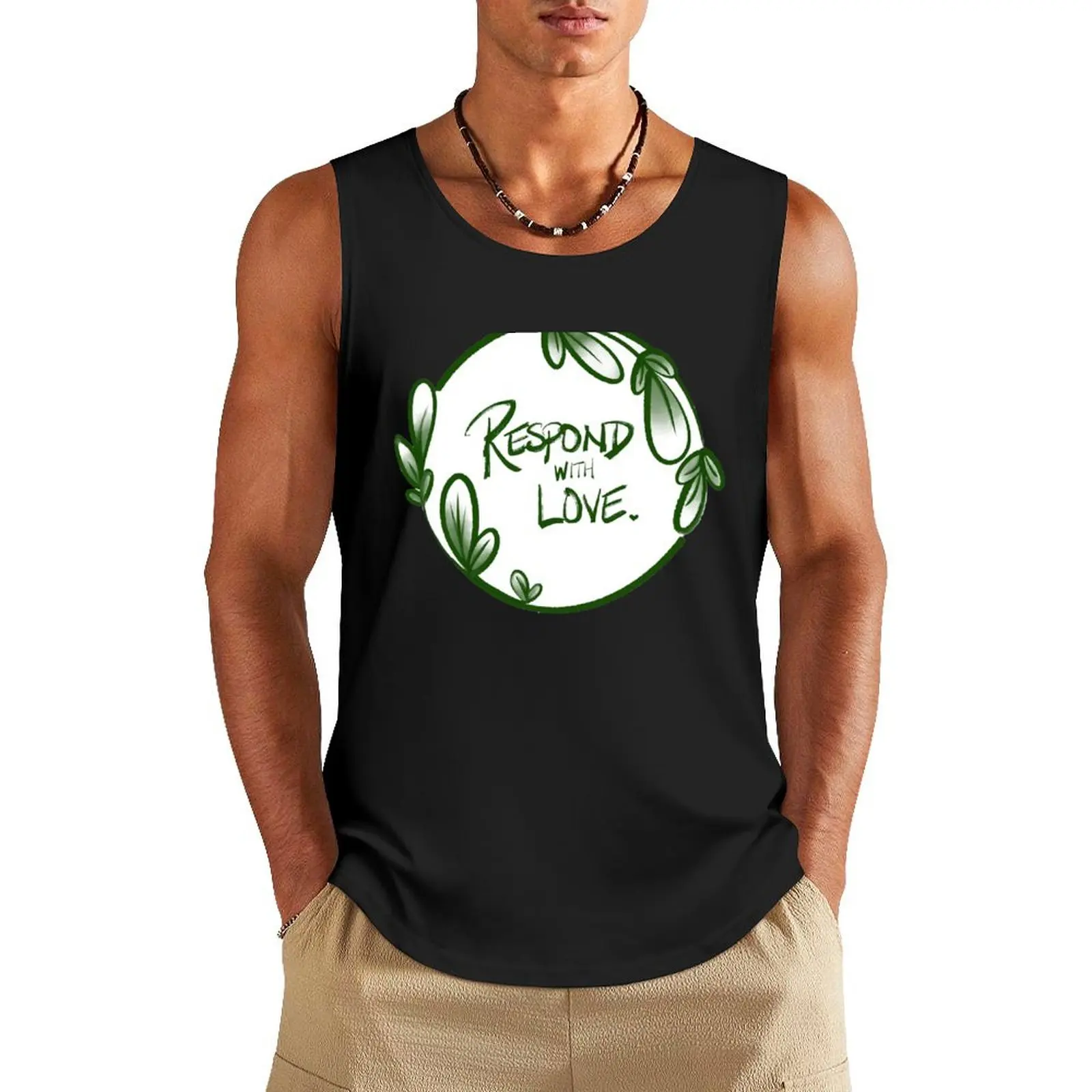 Respond With Love: Raising Support for Ayesha Rouser Tank Top summer clothes gym t-shirts sports t-shirts for men