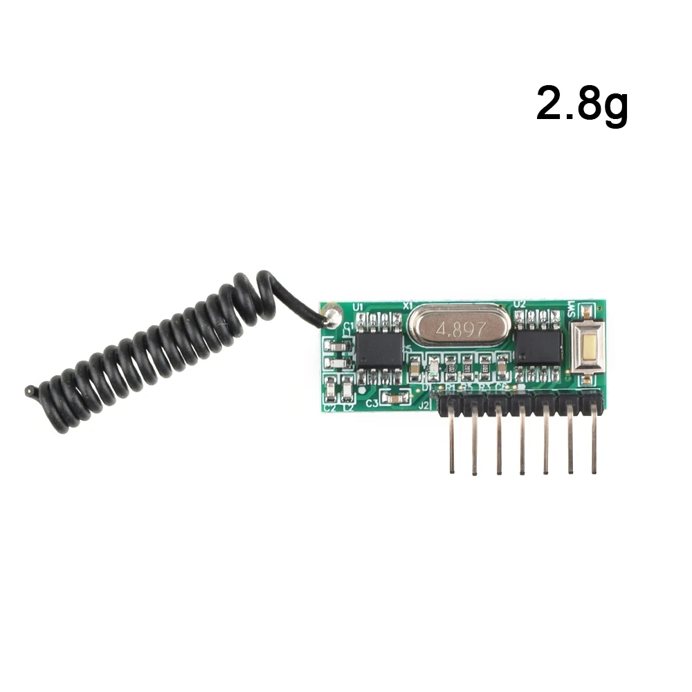 4 Channel Decoding Receiver Output Module + 4 Channel 315mhz Wireless Wide Voltage Coding Transmitter for 315 Mhz Remote Control