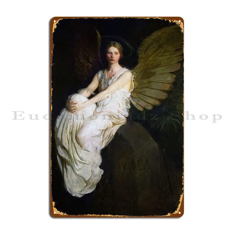 Abbott Handerson Thayer 2 Metal Plaque Living Room Club Iron Bar Printing Tin Sign Poster