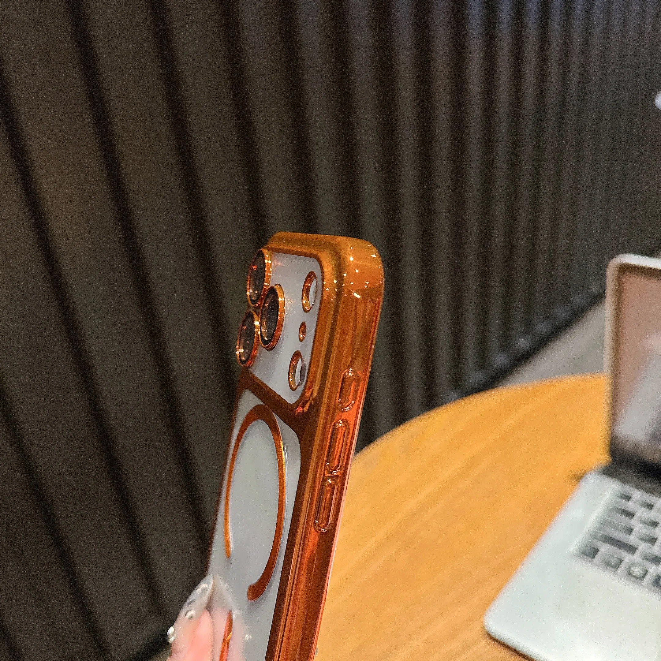 الفاخرة تصفيح واضح ل Magsafe اللاسلكية تهمة جراب هاتف آيفون 17 برو 15 16 17 برو ماكس زائد الوفير للصدمات لينة غطاء