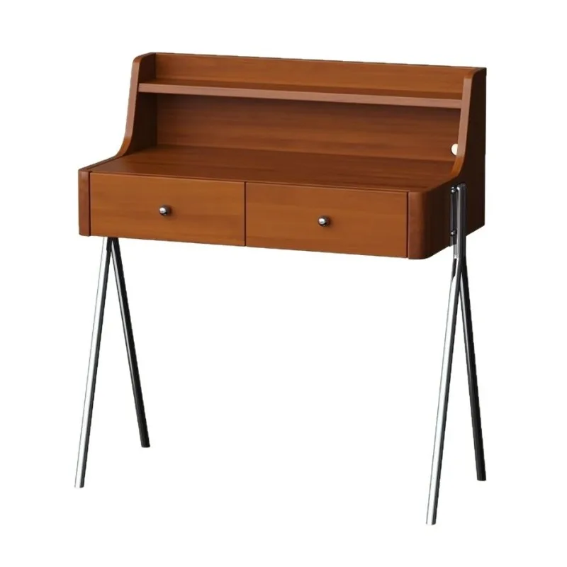 

Nordic solid wood, dresser table household, small apartment mirror table bedroom, dressing table log