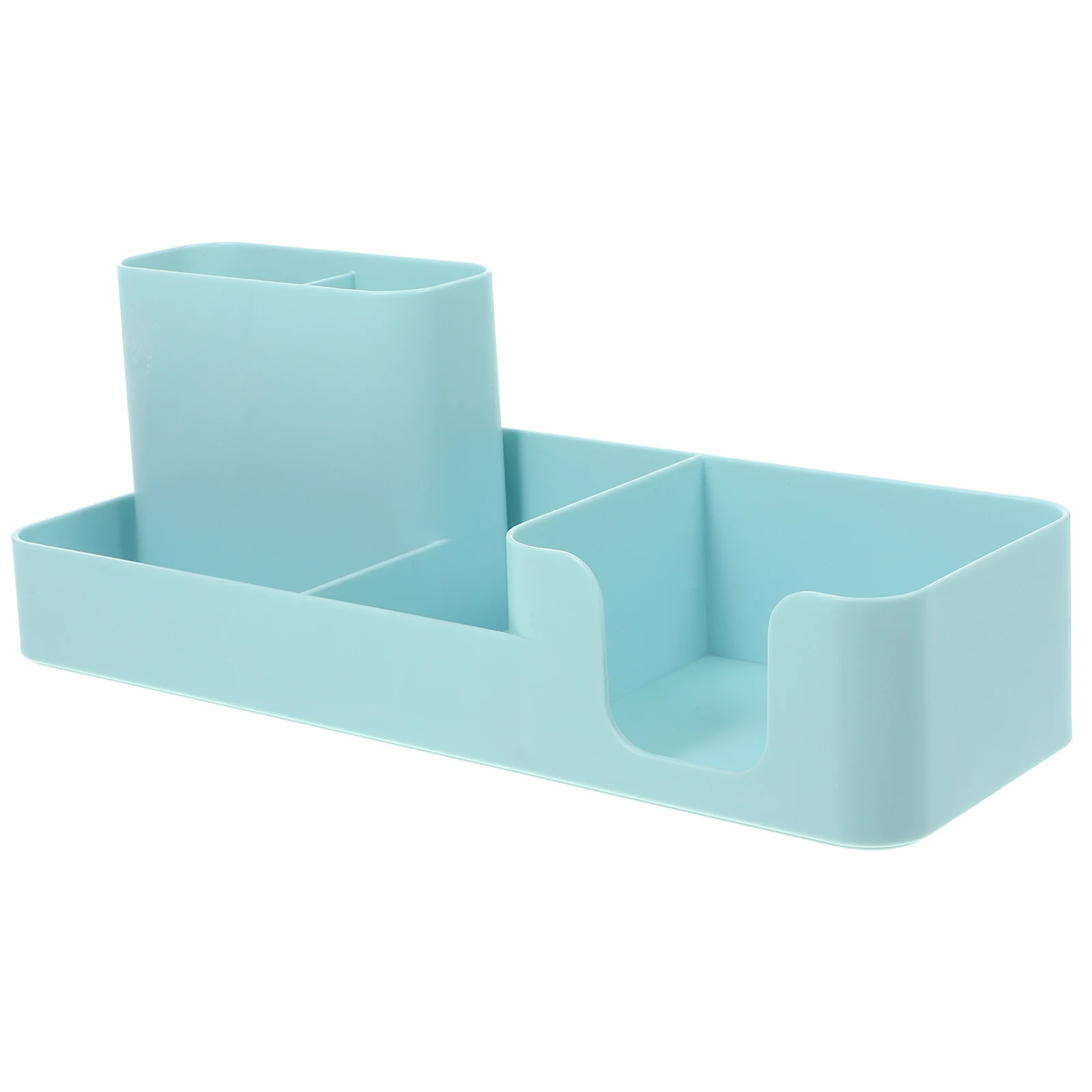 

Partition Pen Holder Storage Box White Desk Accessories Office Holders Pencils Organizer Desktop Stand Large Capacity Stylish