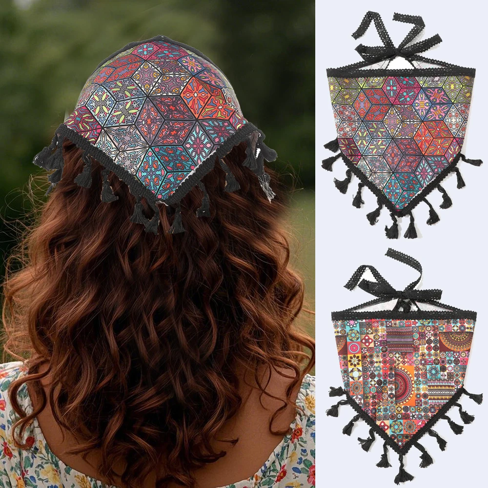 Böhmen Muslim Haarbänder Stirnband Bandanas Damen Strand Styling Haar Schal Für Frauen Mode Hawaii Haar Zubehör Kopf Warps