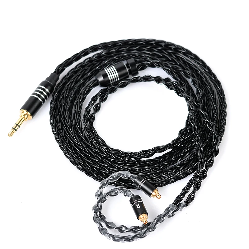 Koceta for AKG N30 N40 N5005 Sennheiser IE200 IE300 IE600 IE900 Earphone Cable Silver Plated Copper Upgrade Wire