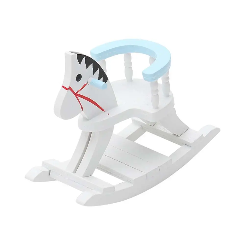 

1:12 Dollhouse Wooden horse Toy Simulation Dollhouse Simulation Dining Chair Model Dining Chair Miniature Dollhouse Furniture