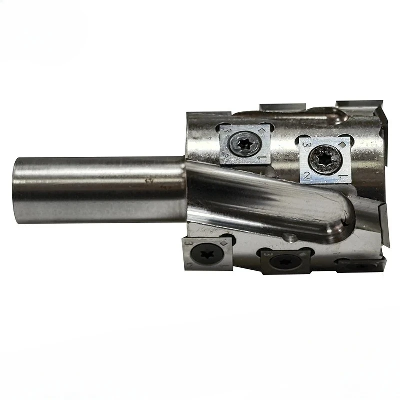 Woodworking Router with Handle Spiral Heavy Tongue And Groove Machine End Mill for Slotting Bottom Trimming Discarded Router