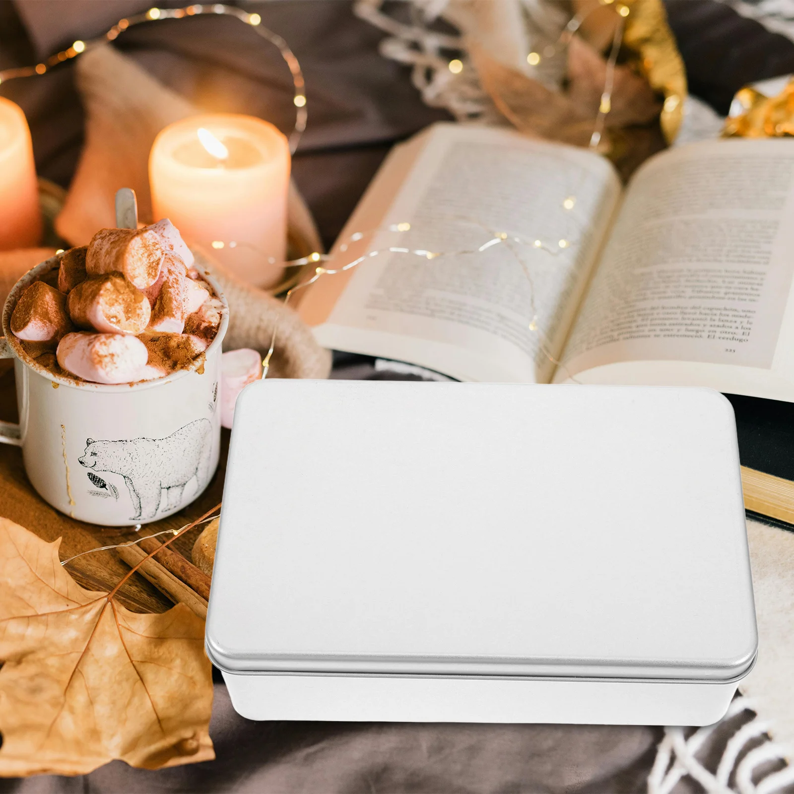 

3Pcs Gift Boxes for Cookies Metal Tin Cans with Lids Multi Use Baking Packaging Boxes for Snacks DIY Crafts Festival Decorations