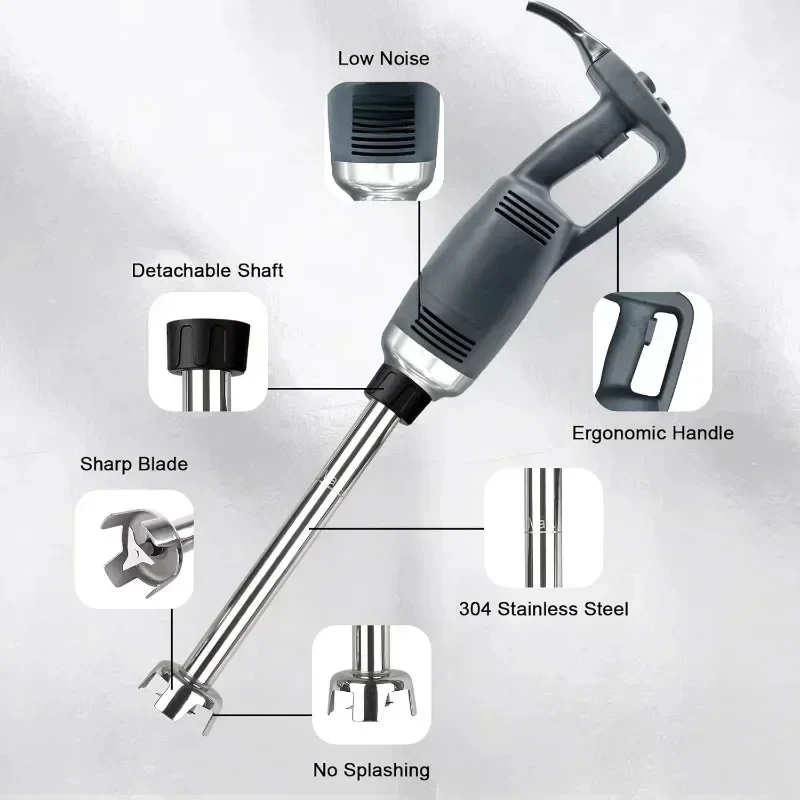 Extra Heavy Duty Hand Blender with Variable Handheld Stick Mixer Commercial Emulsifier