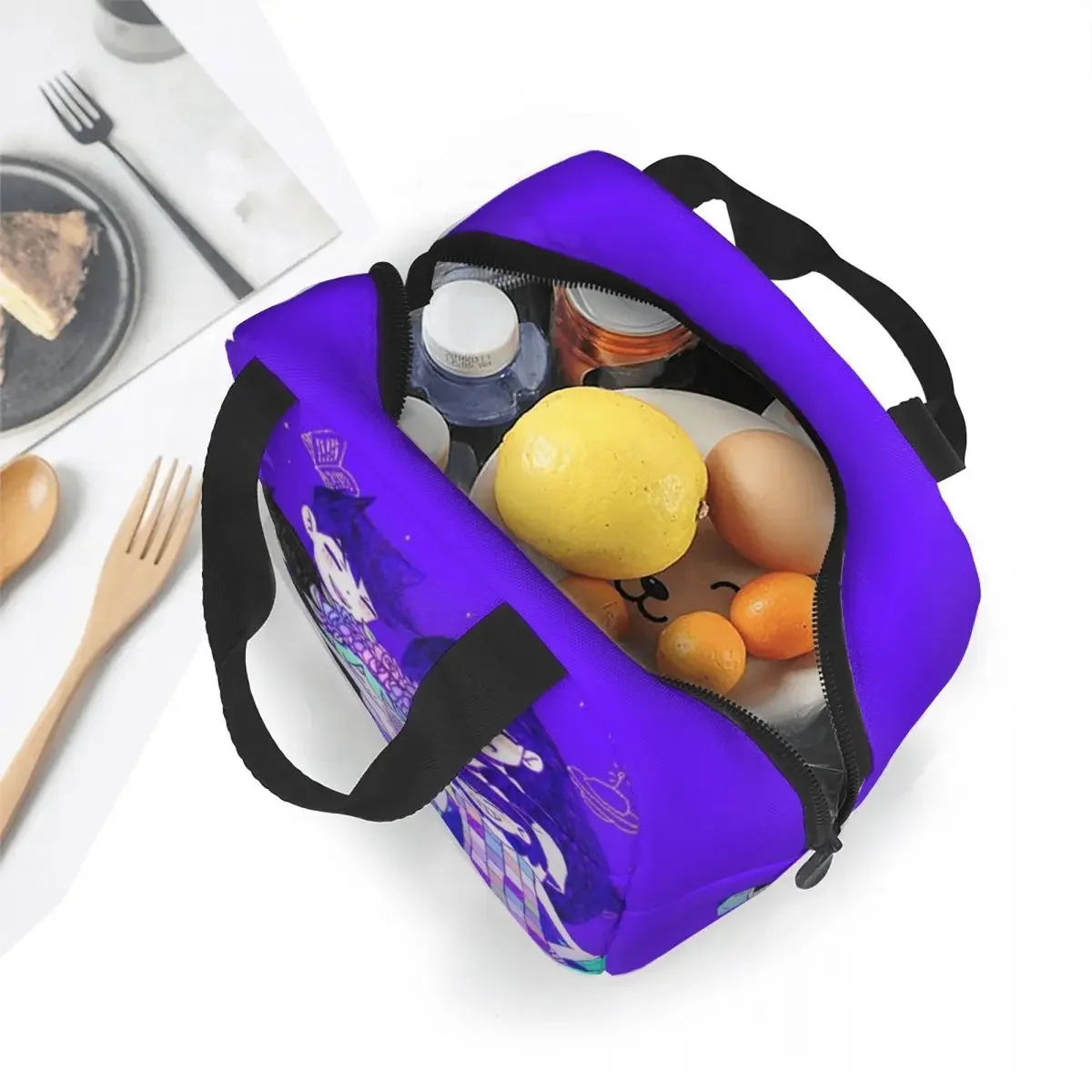 Omori Friends Insulated Lunch Bags Leakproof Basil Aubrey Anime Game Meal Container Thermal Bag Tote Lunch Box Food Storage Bags