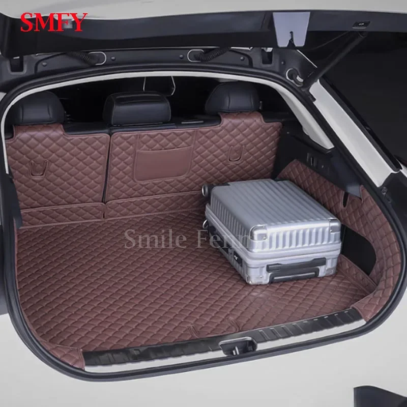 

For ZEEKR 001 2021-2025 Interior Accessories Car Trunk Mats Cargo Liner Rear Tailbox Anti-dirty Protecion Cover Carpet Pads