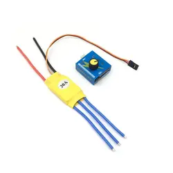 30A DC high-power brushless electric servo tester, electronic governor, tester, three-speed switching motor controller