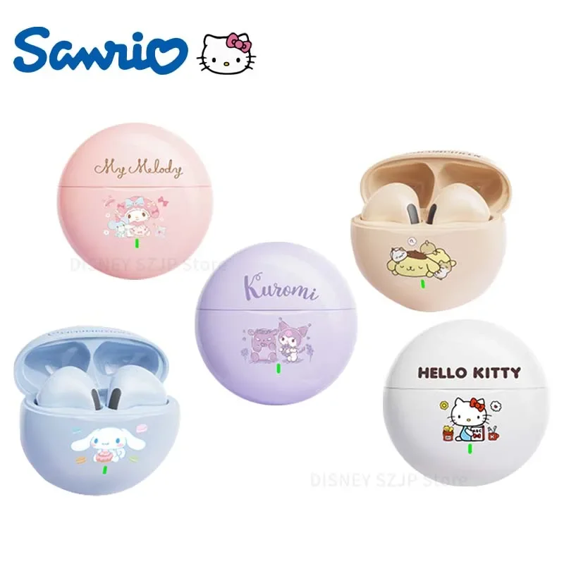 

Sanrio TWS гарнитура K26 милая серия Kuromi Hello Kitty Bluetooth-гарнитура Cinnamoroll мультяшная беспроводная гарнитура с шумоподавлением
