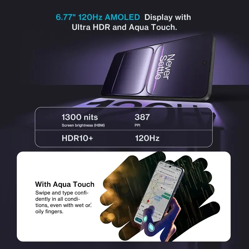 العرض الأول عالميًا: هاتف ذكي OnePlus Nord CE 5 إصدار عالمي ببطارية 7100 مللي أمبير وساعة MediaTek Dimensity 8350 Apex وكاميرا Sony LYT-600 بدقة 50 ميجابكسل - 4