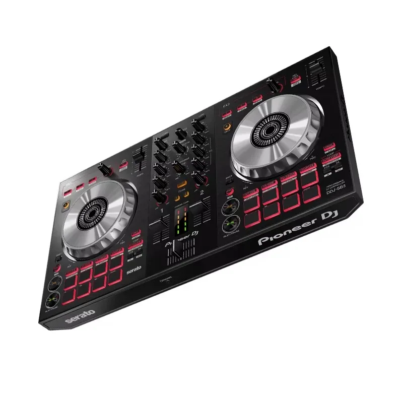 جهاز التحكم بالمعدات الصوتية Pioneer DDJ-SB3 Rekordbox DJ ذو التأثير المعدني لـ DJ الاحترافي