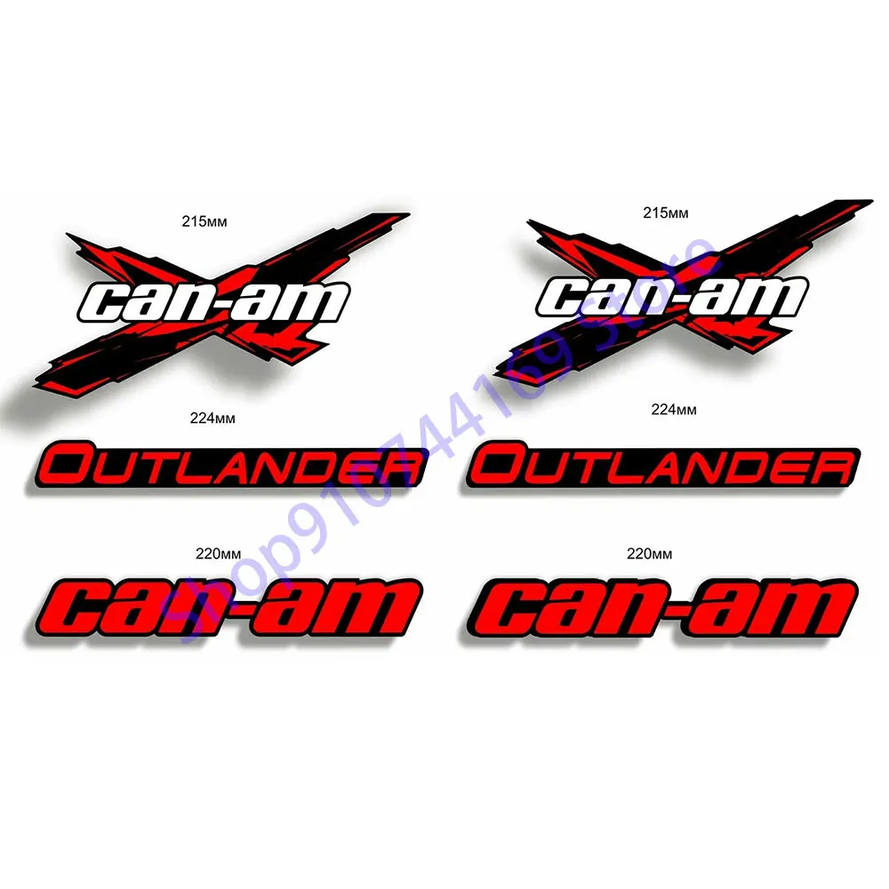 For BRP CAN-AM Decal Sticker Kit pvc stickers