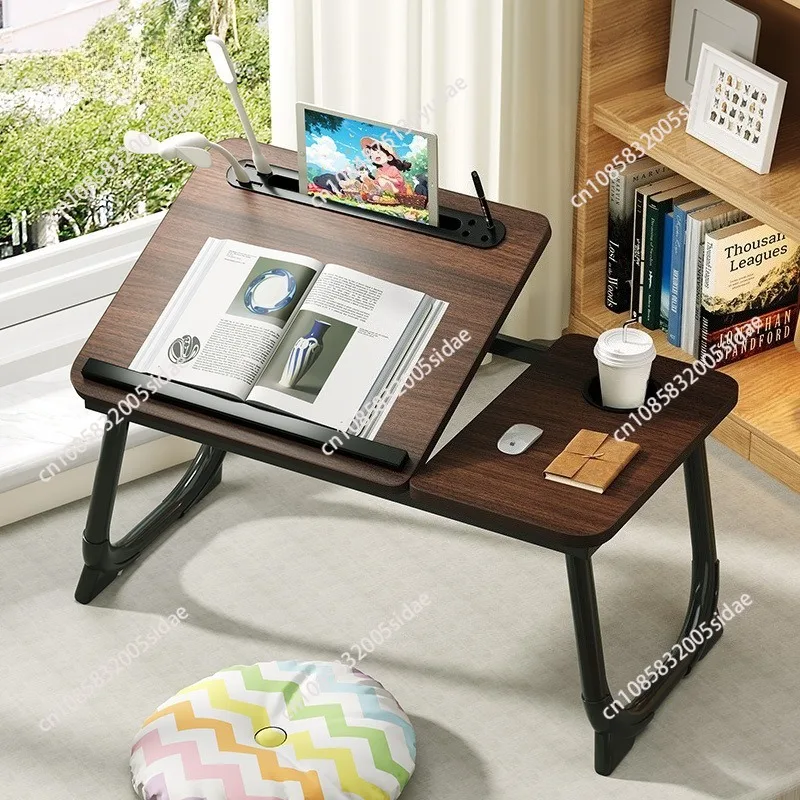 Folding Five-speed Adjustment Lift Bed Small Table Study Desk Bedroom Computer Dormitory Student Reading Table
