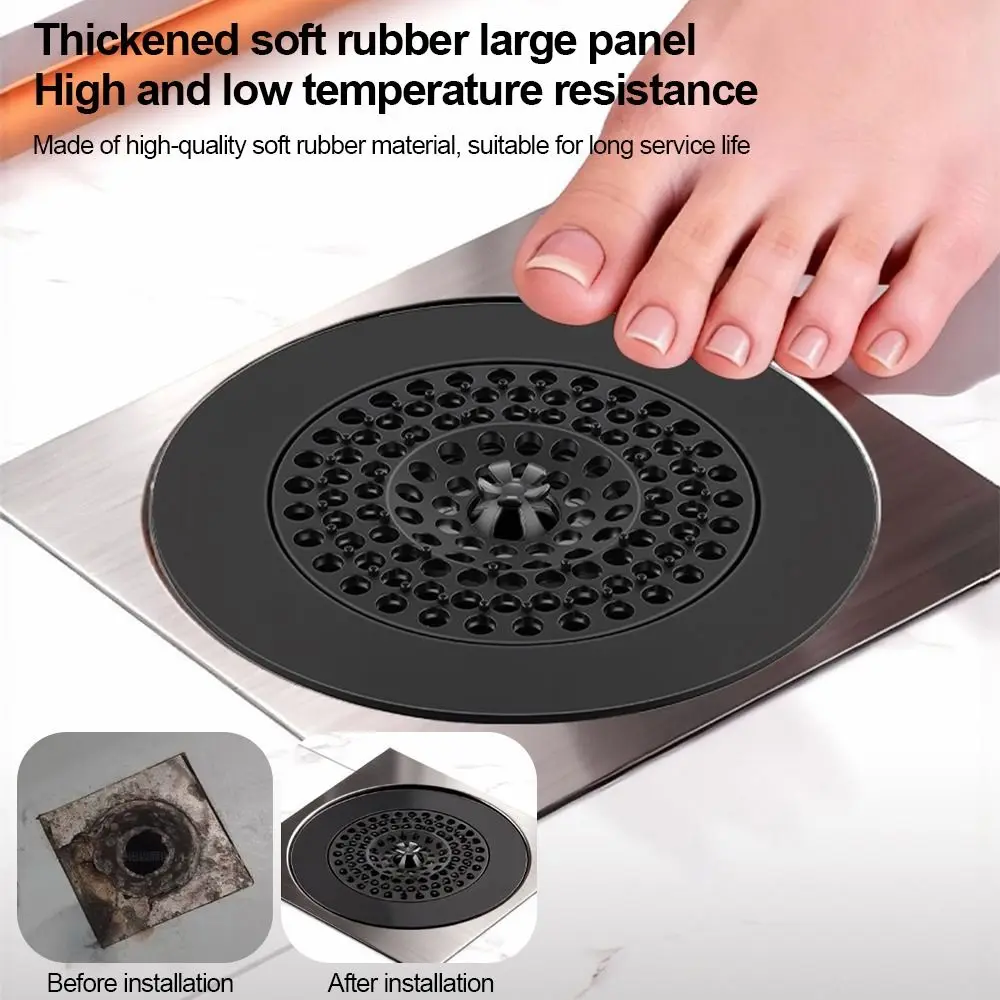Creative Anti-odor Floor Drain Anti-insect Fast Drainage Shower Floor Strainer Sewer Drain Protector Shower
