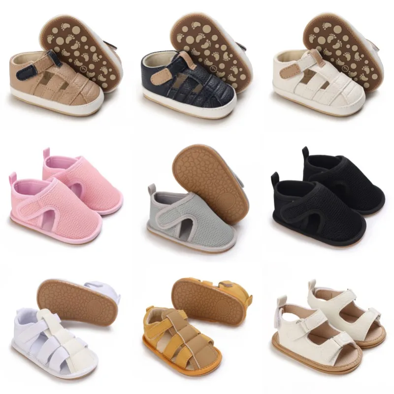 HAIZHIW Fashion Summer Baby Girls Boys Sandals Newborn Infant Shoes Casual Rubber Bottom Non-Slip Breathable Shoes Pre Walker