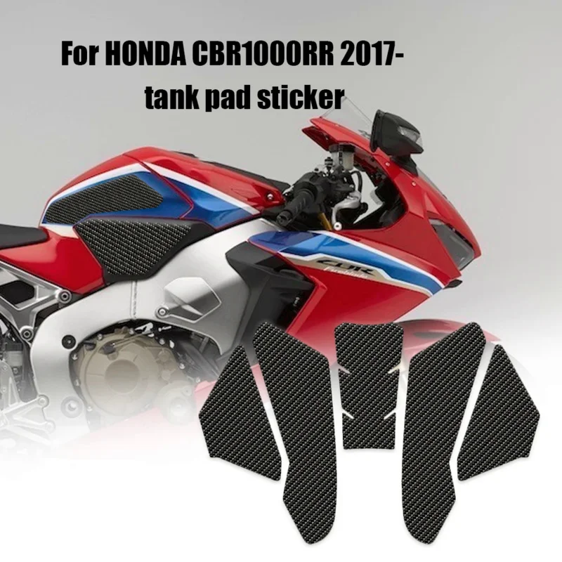 For HONDA CBR1000RR 2017- 2025Motorcycle Tank Stickers  3D Scratch-Resistant Protective Cover Matte Texture Sticker