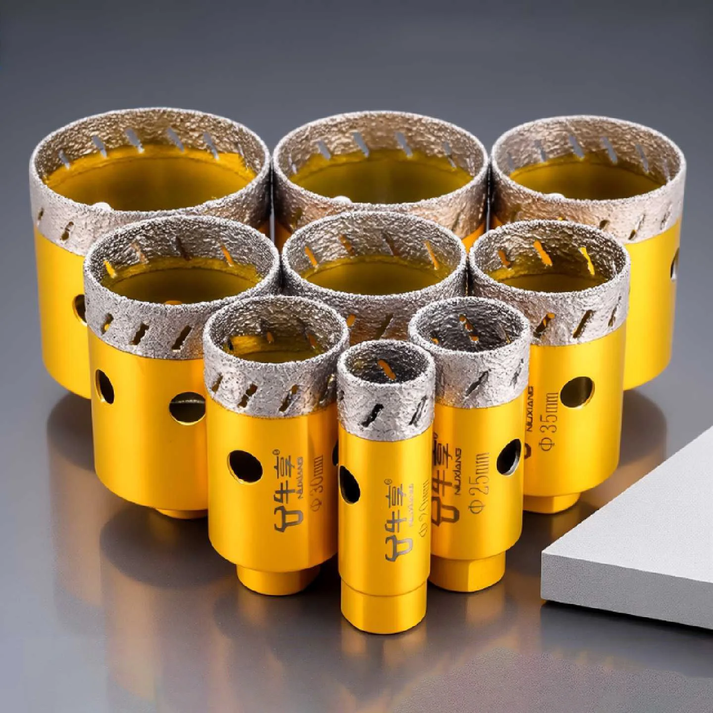 Diamond Drill Bit Angle Grinder Tile Hole Saw Dry Cutting for Porcelain Ceramic Granite Marble Glass Stone Cutter
