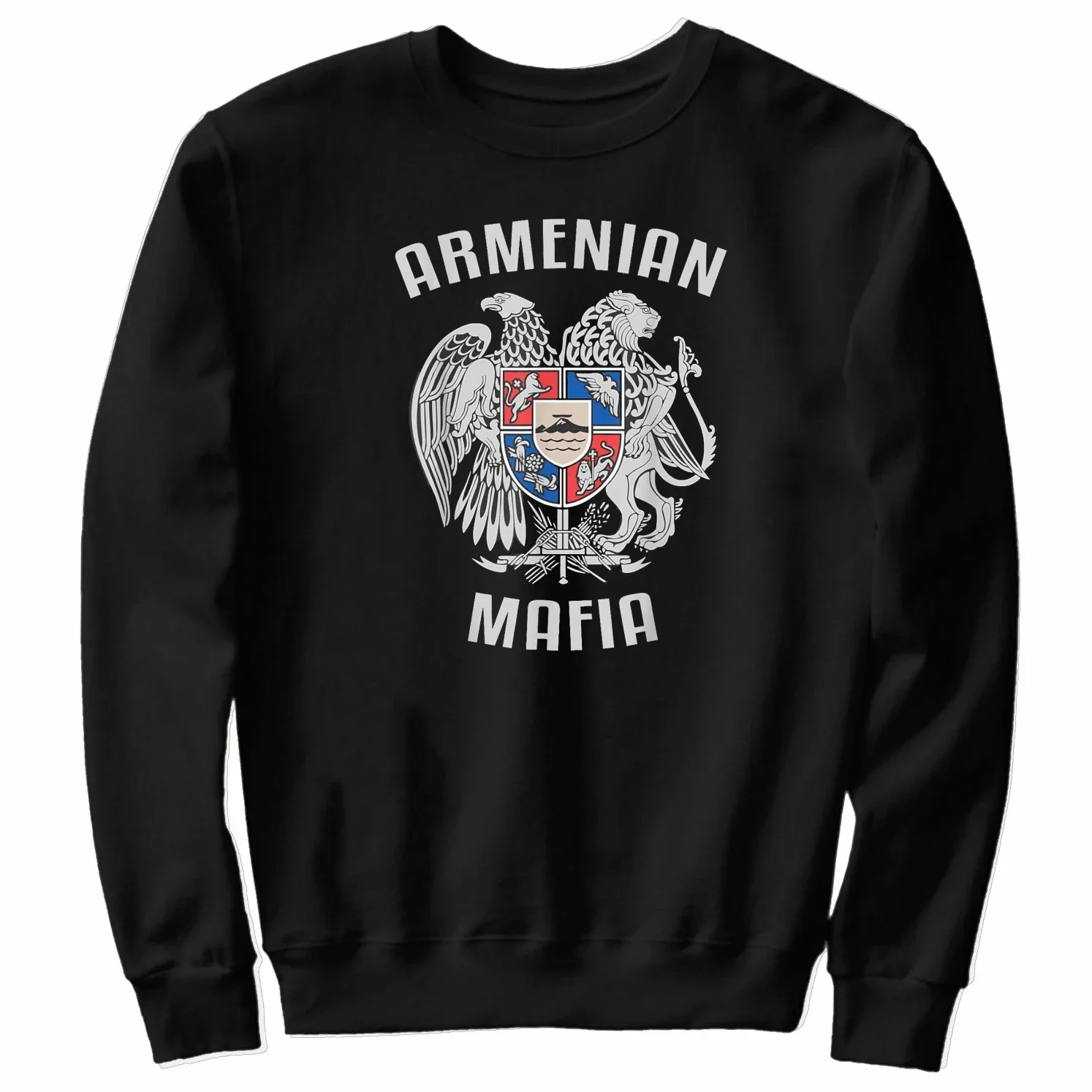 Armenian Mafia Armenia Coat of Arms Symbol Pullover Hoodie Comfortable Cotton Casual Mens Sweatshirt Patriotic Streetwear