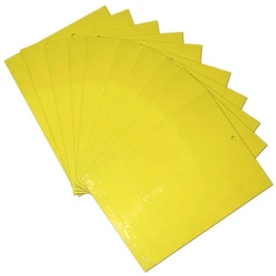 5-20pcs Paste Insect Board Double-sided Bug Fly Stickers Glue Board Adhesive Traps Yellow Sticky Insect Catcher Flycatcher