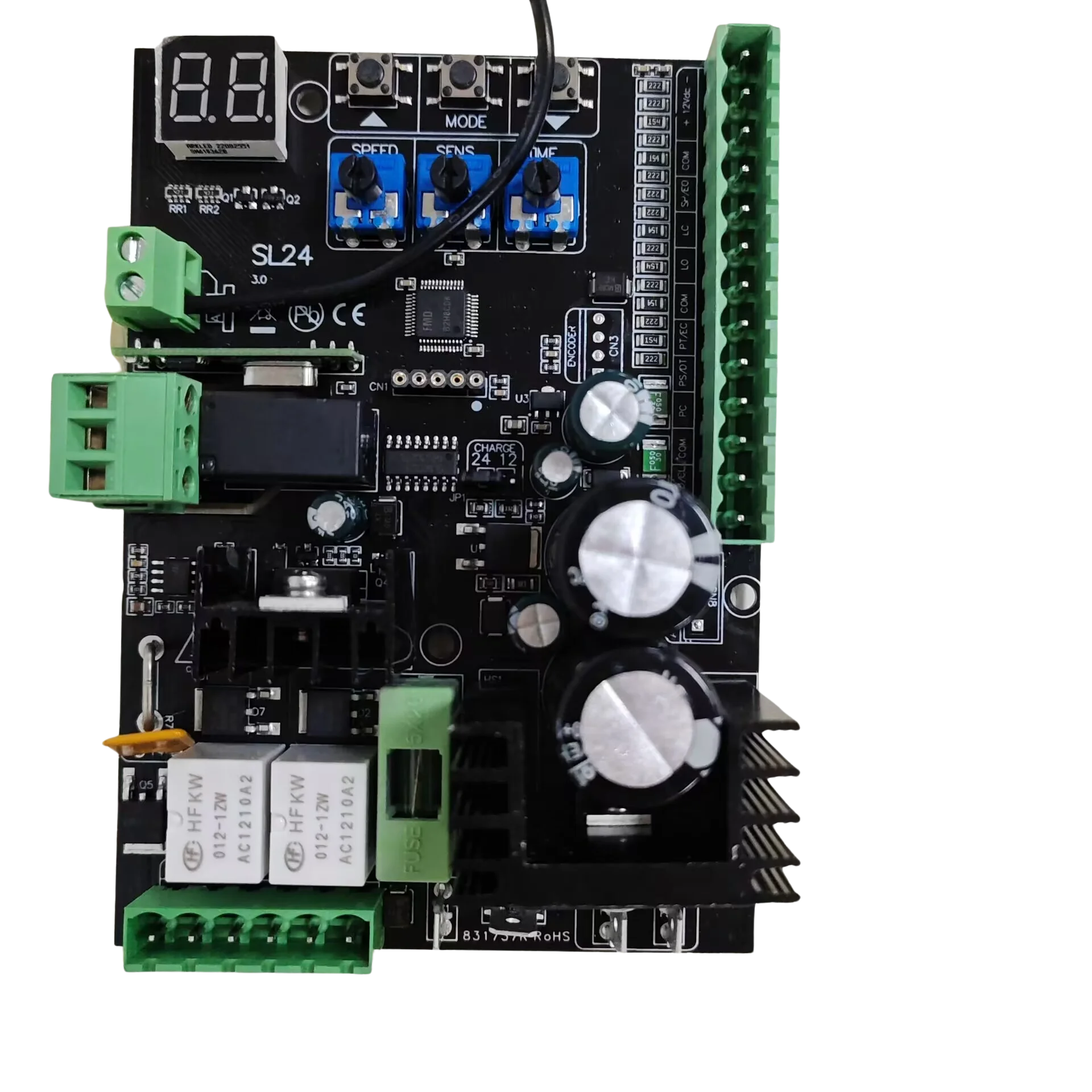 Sliding Gate Opener SL24 Control Unit 24Vdc Control Board Replacement Circuit Board For Slide Gate Motor